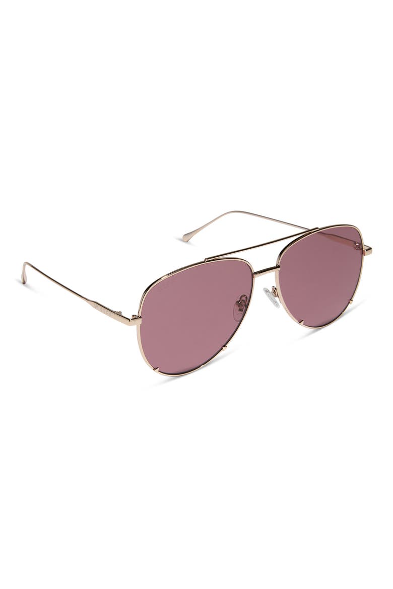 63mm Scarlett Sunglasses, Alternate, color, GOLD BROWN