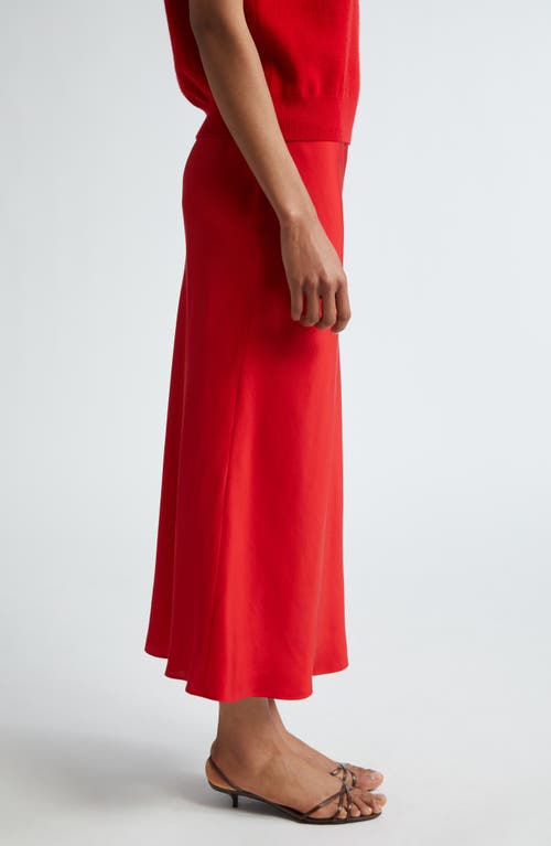 Rohe Róhe Silk Maxi Skirt In Red