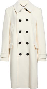 Burberry Rockley Wool Blend Pea Coat