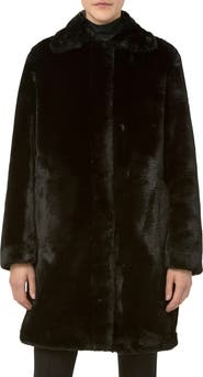 Akris punto Faux Fur Coat