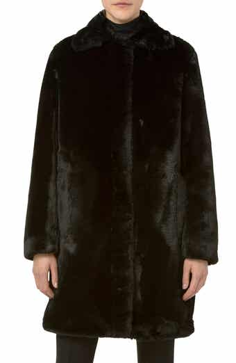 Akris punto Faux Fur Coat