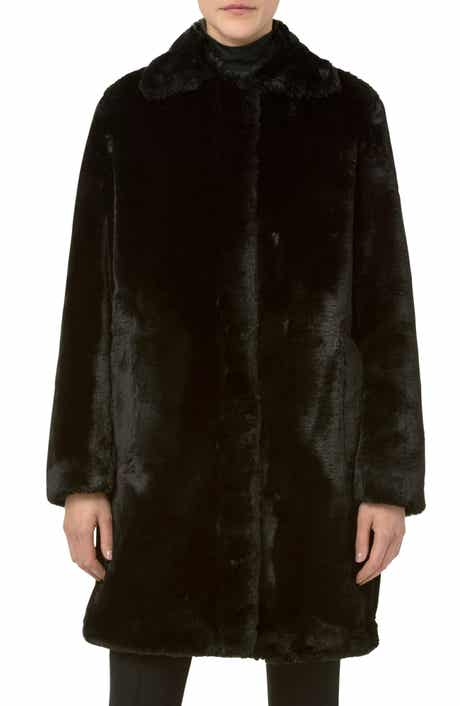 Akris punto Faux Fur Coat