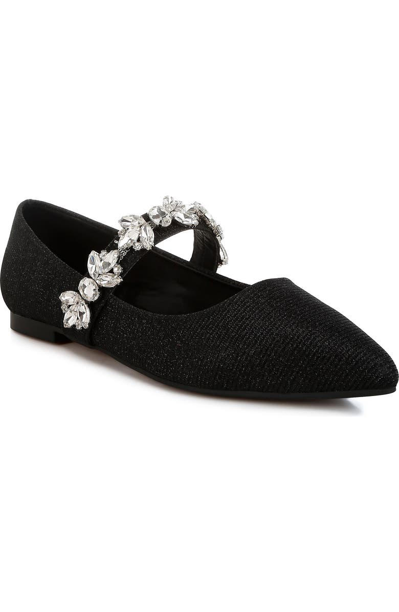 Rag & Co Flavia Water Repellent Pointed Toe Flat, Main, color,