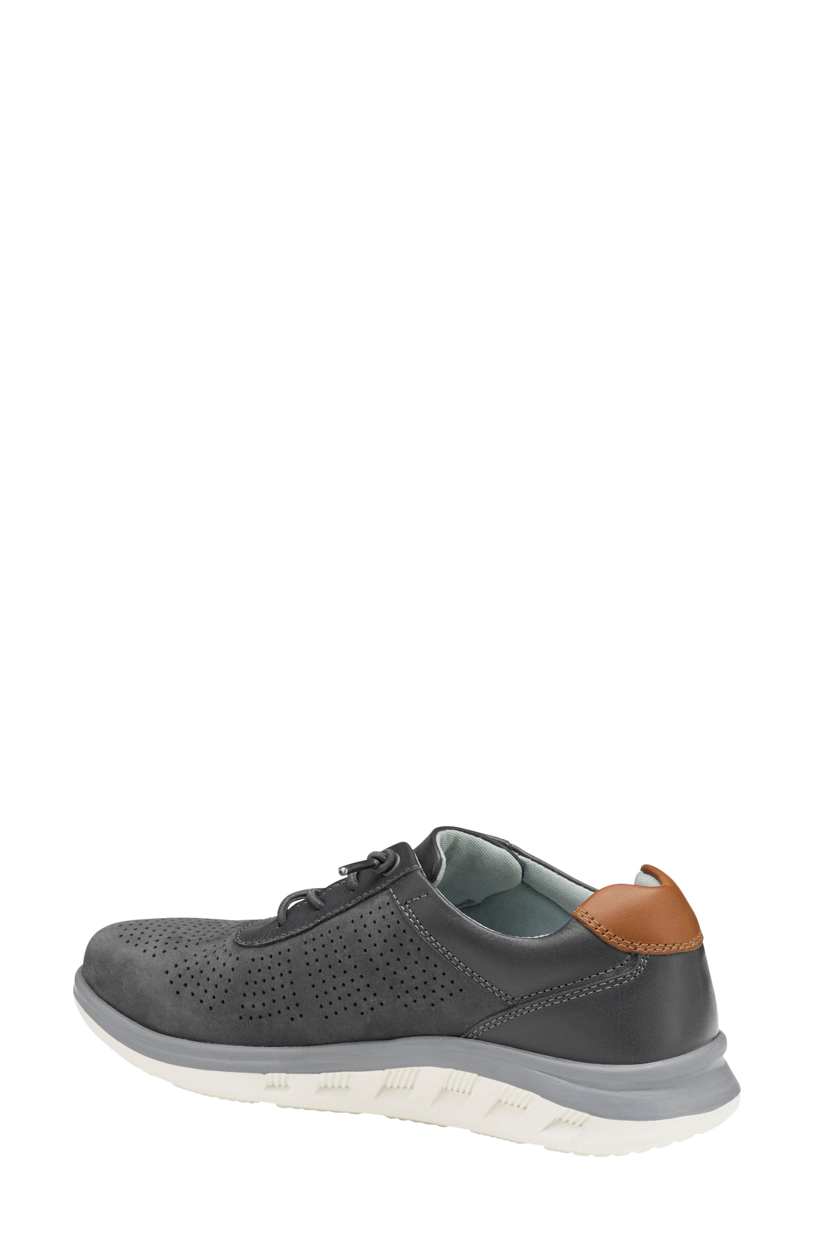 Johnston 
Murphy Kid
s Activate U-Throat Sneaker, Alternate, color, Gray Full Grain