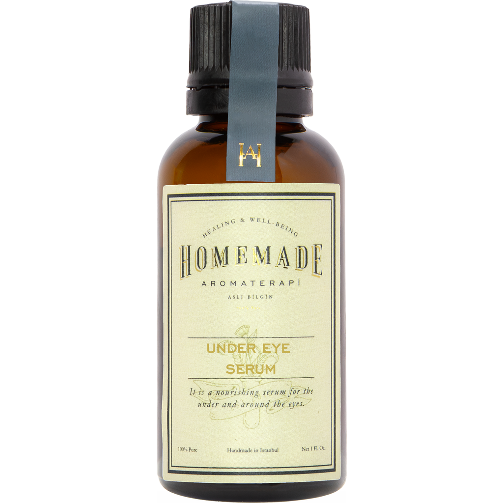 Homemade Aromaterapy Carrot Seed Rosehip Brightening Hydrating Under Eye Serum In Orange