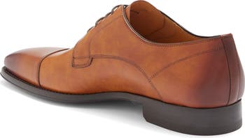 Samson Burnished Cap Toe Derby - Wide Width Available