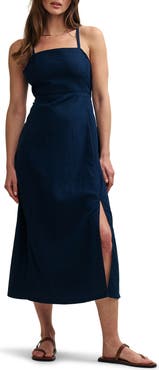 Nobody's Child Maddy Dark Denim Twill Midi Dress