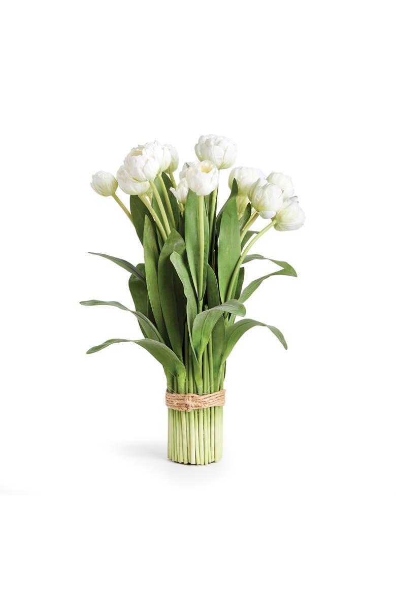 Peony Tulip Bundle Drop-In 23.5", Main, color, White