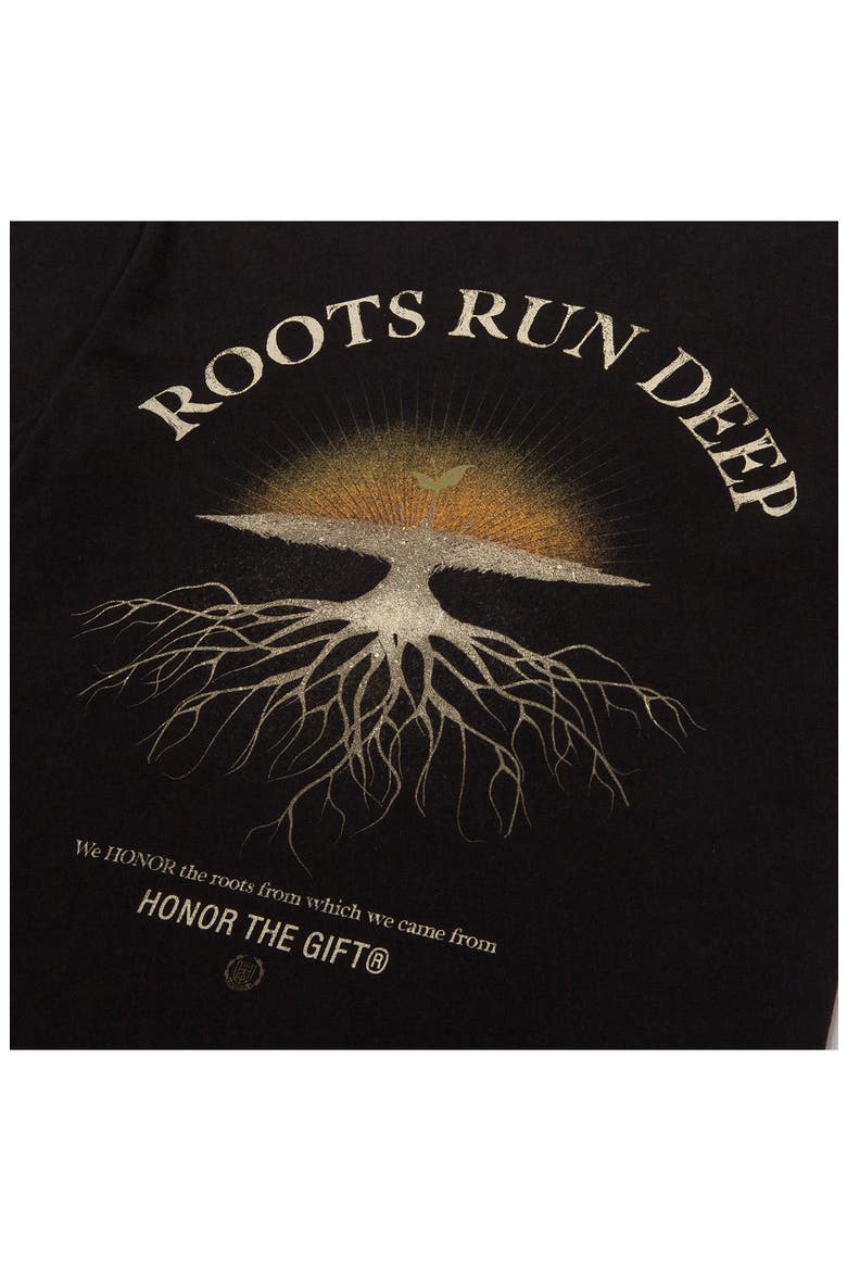 Roots Run Deep Graphic T-Shirt, Alternate, color, BLACK