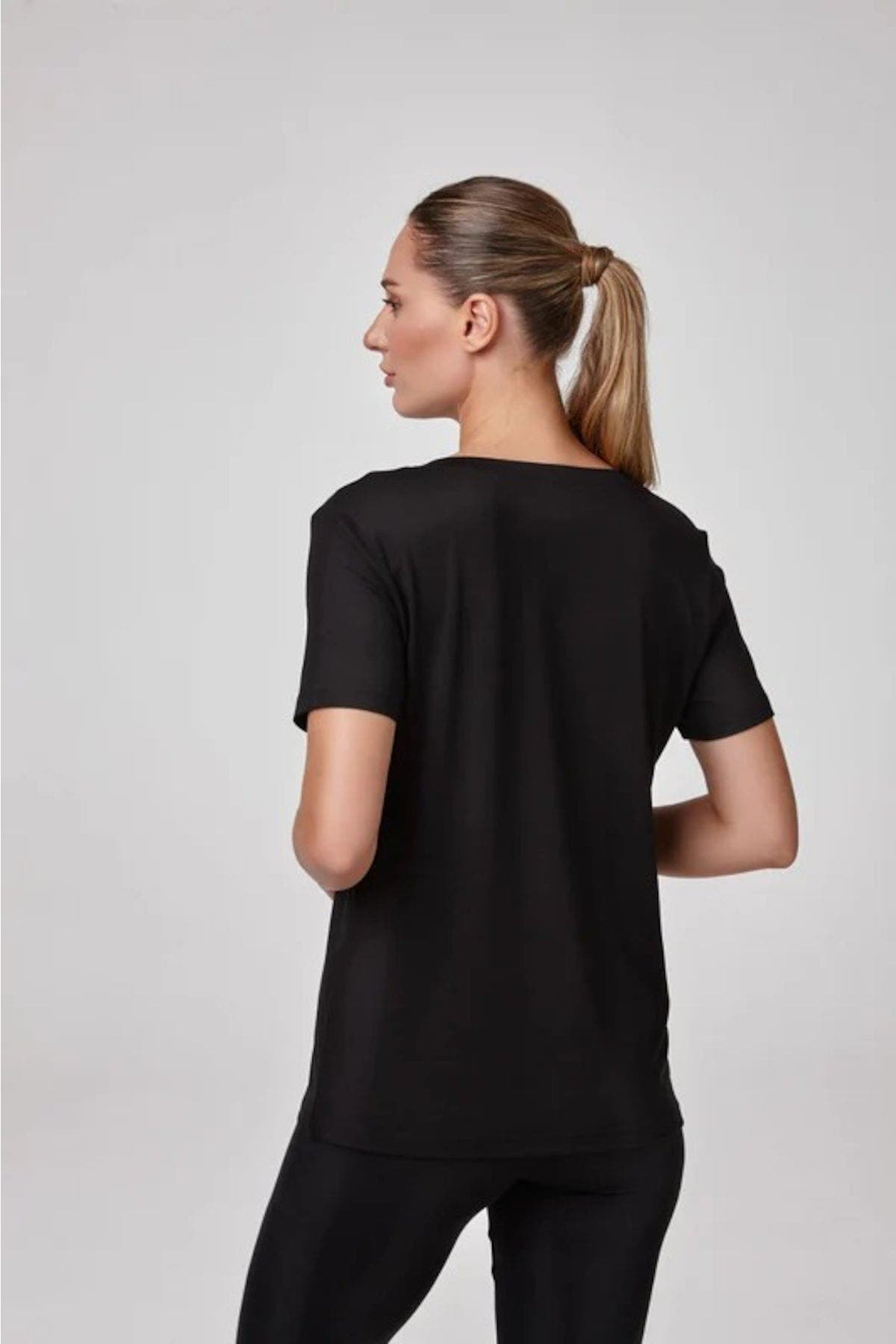 Alaia Deep V-neck Ultra Soft Modal T-shirt - image 2