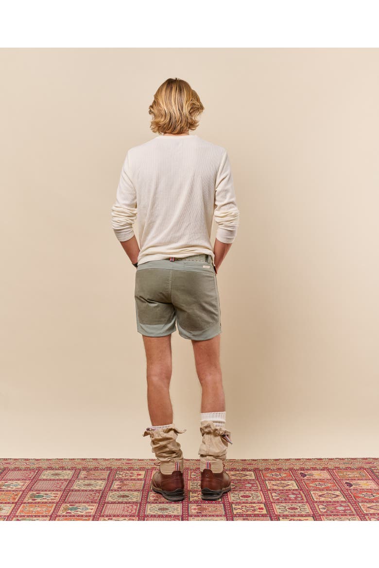 7incher Field Shorts Mens, Alternate, color, Olive Ash