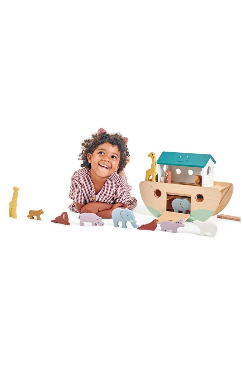 Noah's Ark Wooden Playset, Alternate, color, MULTI