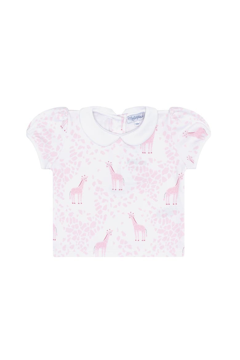 Pink Giraffe Print Diaper Cover Set - Baby, Alternate, color, Pink