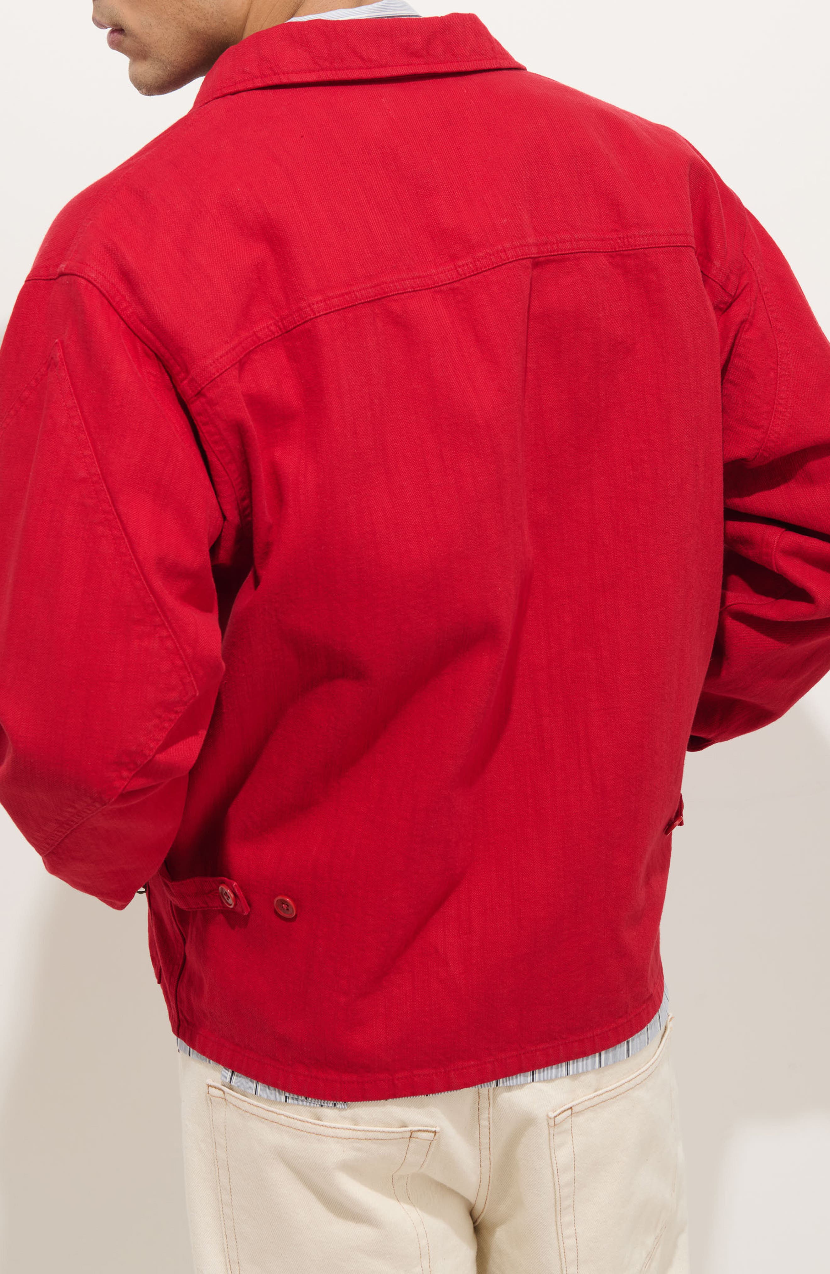 Andre Cotton Blend Twill Jacket - image 4