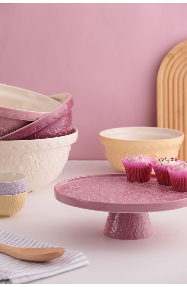 MASON CASH In the Meadow Cake Stand, Alternate, color, Purple