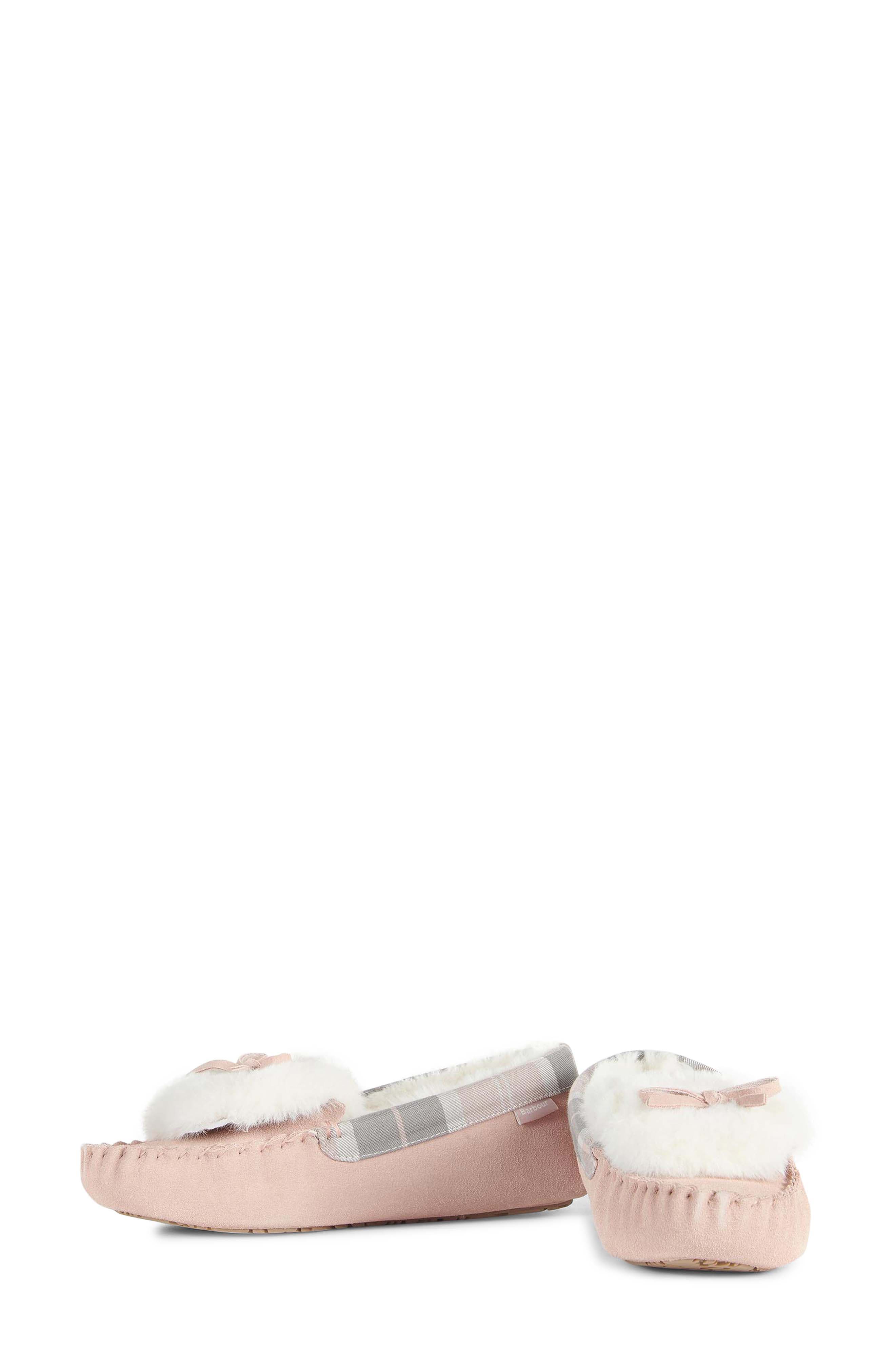 Darcie Faux Shearling Moccasin, Alternate, color, PINK SUEDE