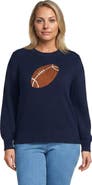 Lands' End Plus Size Drifter Sports Icon Sweater