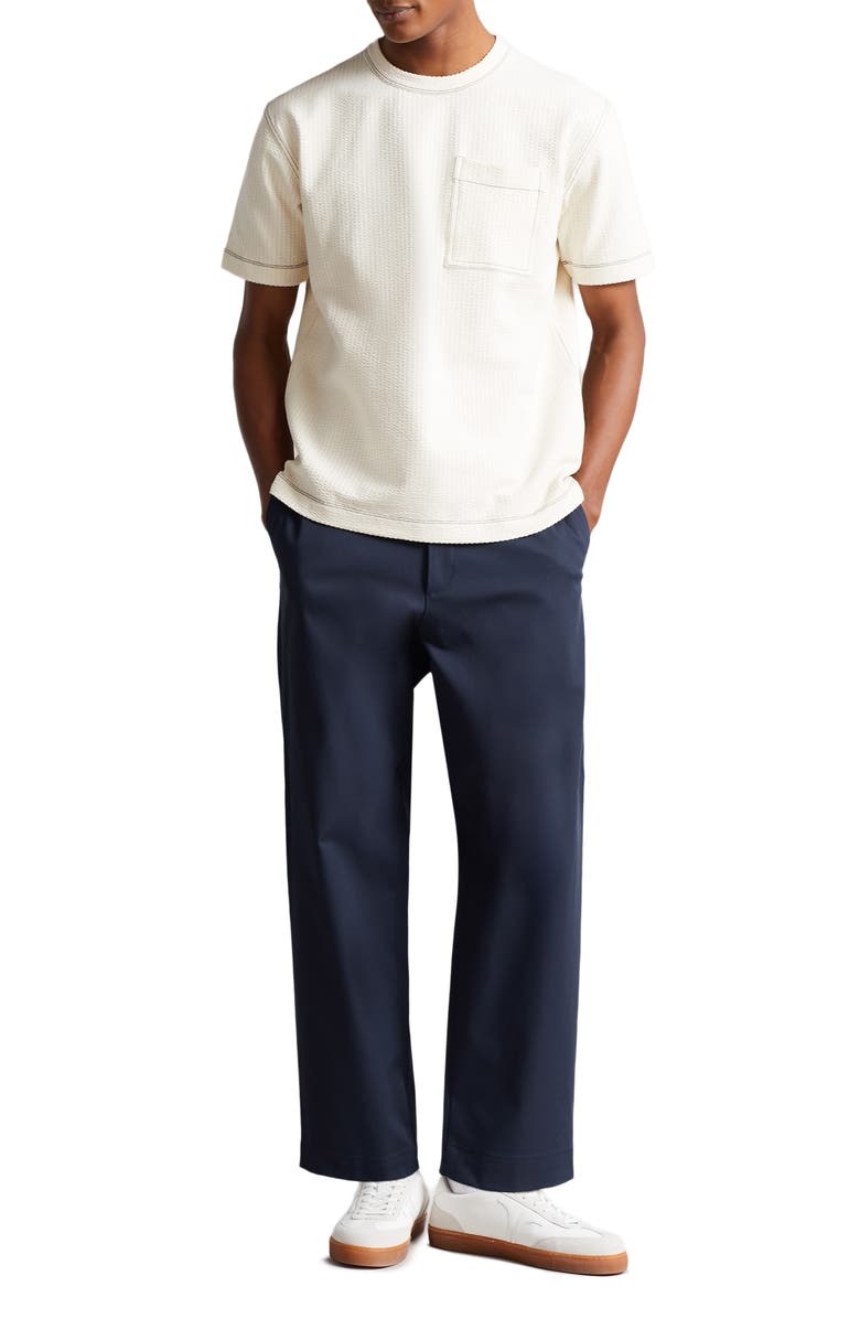 Ted Baker London Artizan Cotton Textured Knit Crewneck T-Shirt, Alternate, color,