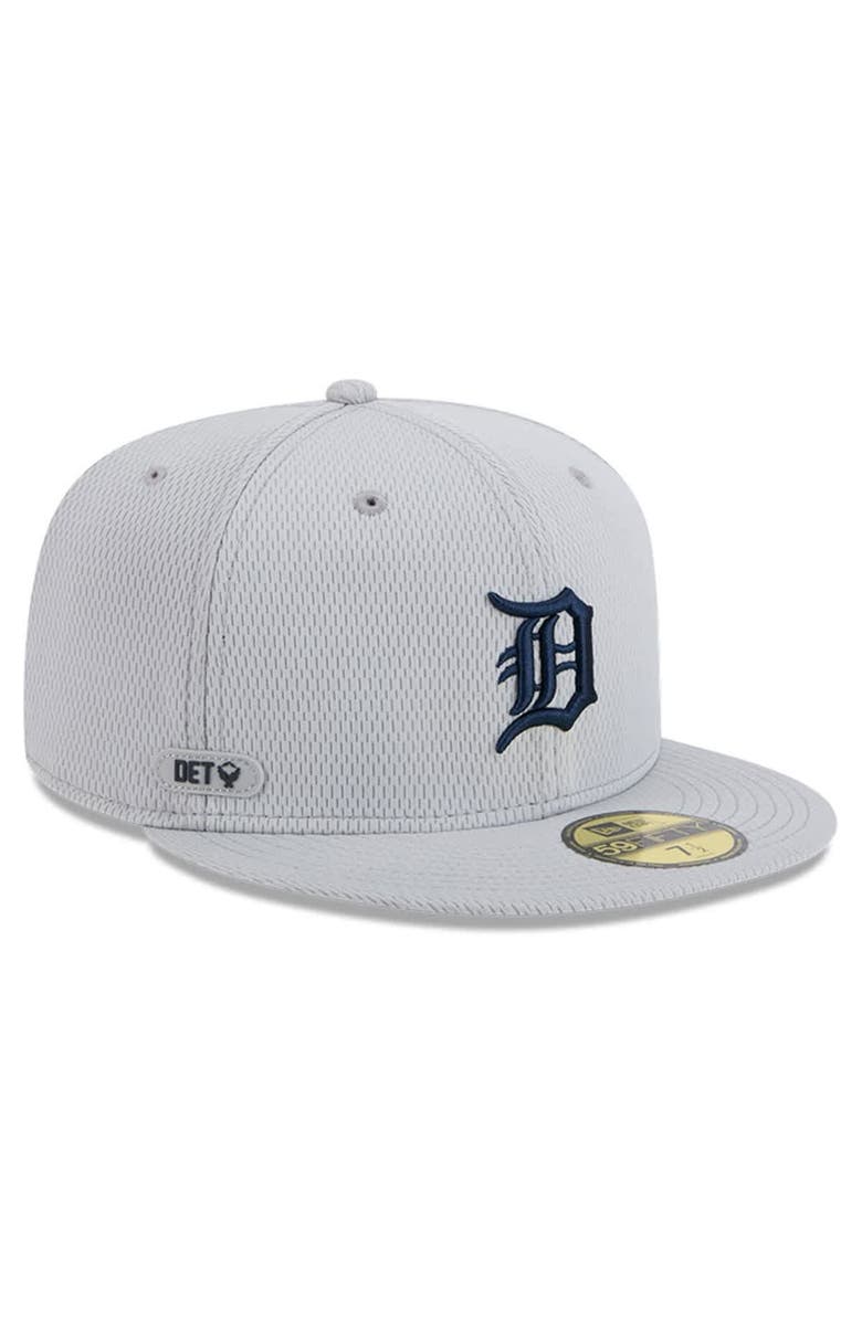 New Era Men's New Era Gray Detroit Tigers 2025 MLB Clubhouse 59FIFTY Fitted Hat, Alternate, color, 