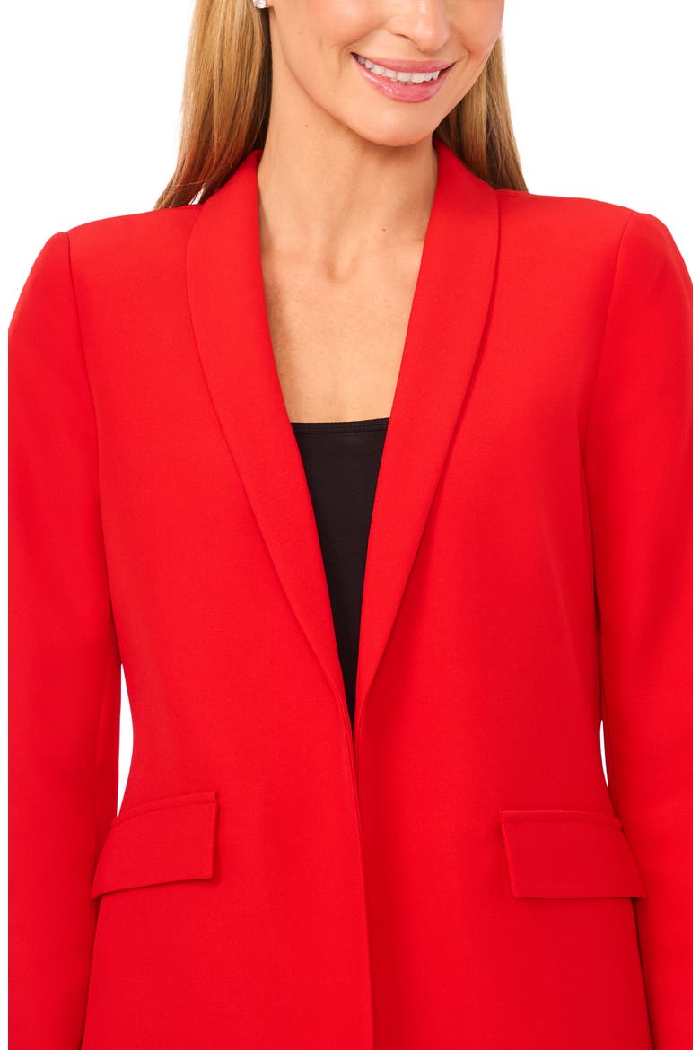 Open Front Blazer, Alternate, color, CLASSIC CHERRY
