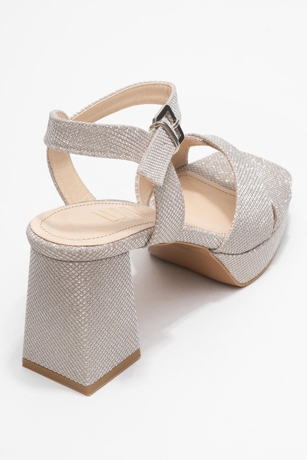 Prologue Shoes Lisbon Platform Block Heel Sandal, Alternate, color, Gold