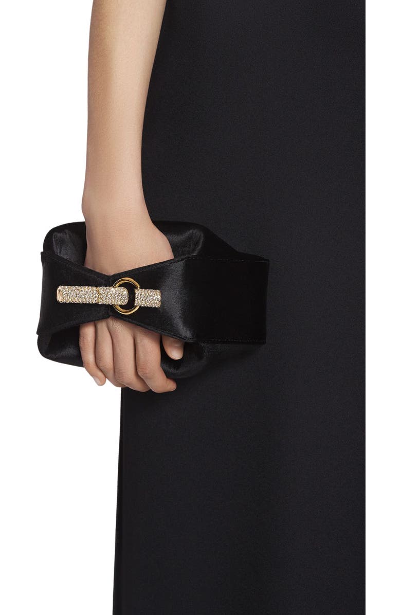 Lanvin Haute Séquence Velvet Clutch Bag, Alternate, color,