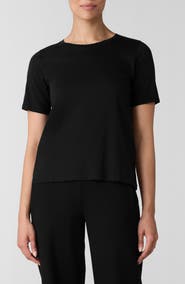 Eileen Fisher Organic Cotton Crewneck T-Shirt