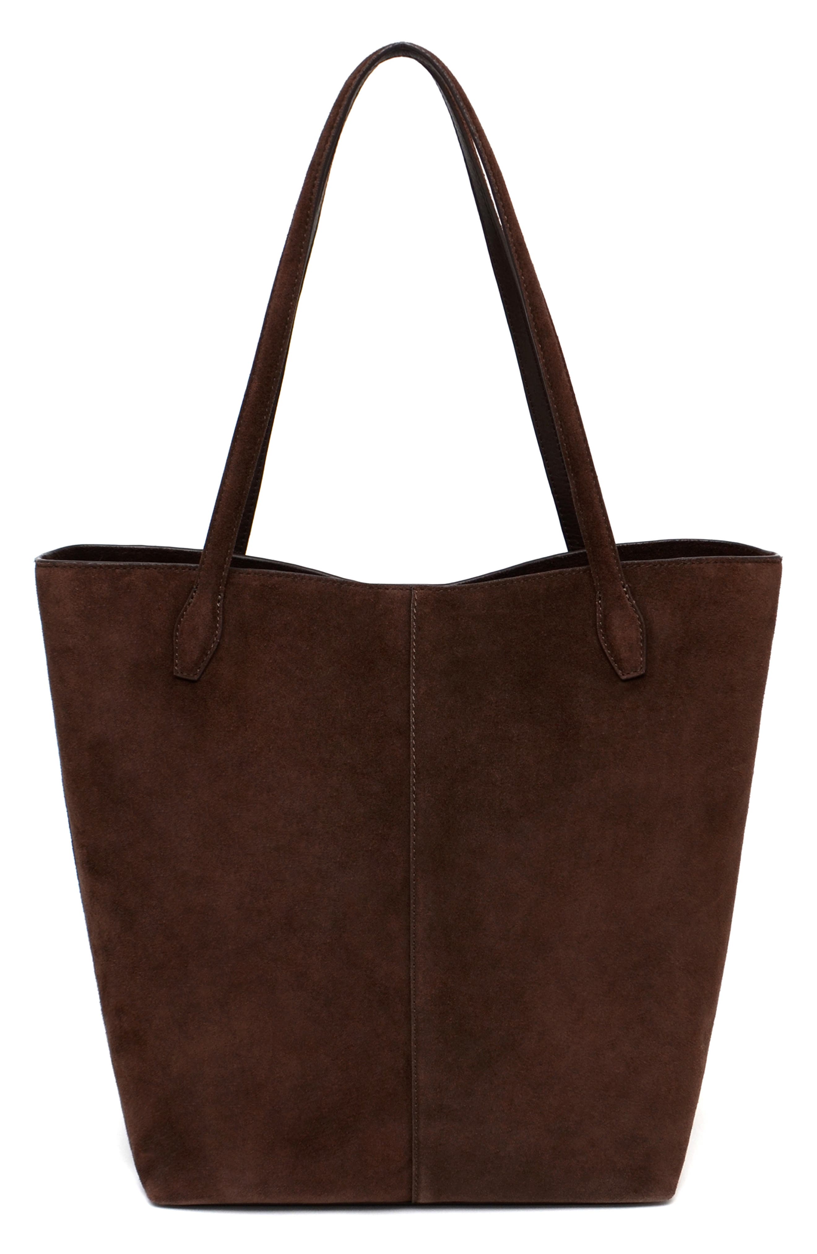New Amsterdam Leatherworks Asher Large Leather Tote Bag, Alternate, color, Espresso