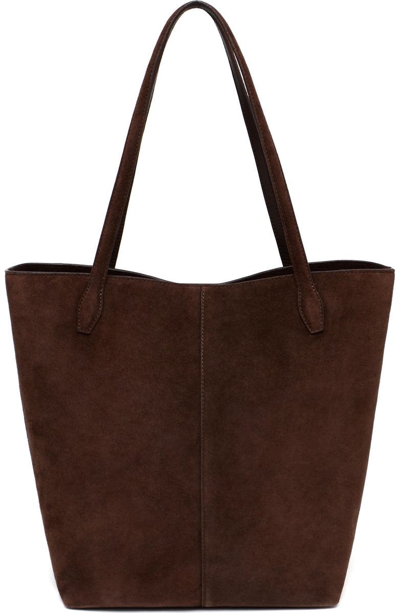 New Amsterdam Leatherworks Asher Large Leather Tote Bag, Alternate, color, Espresso