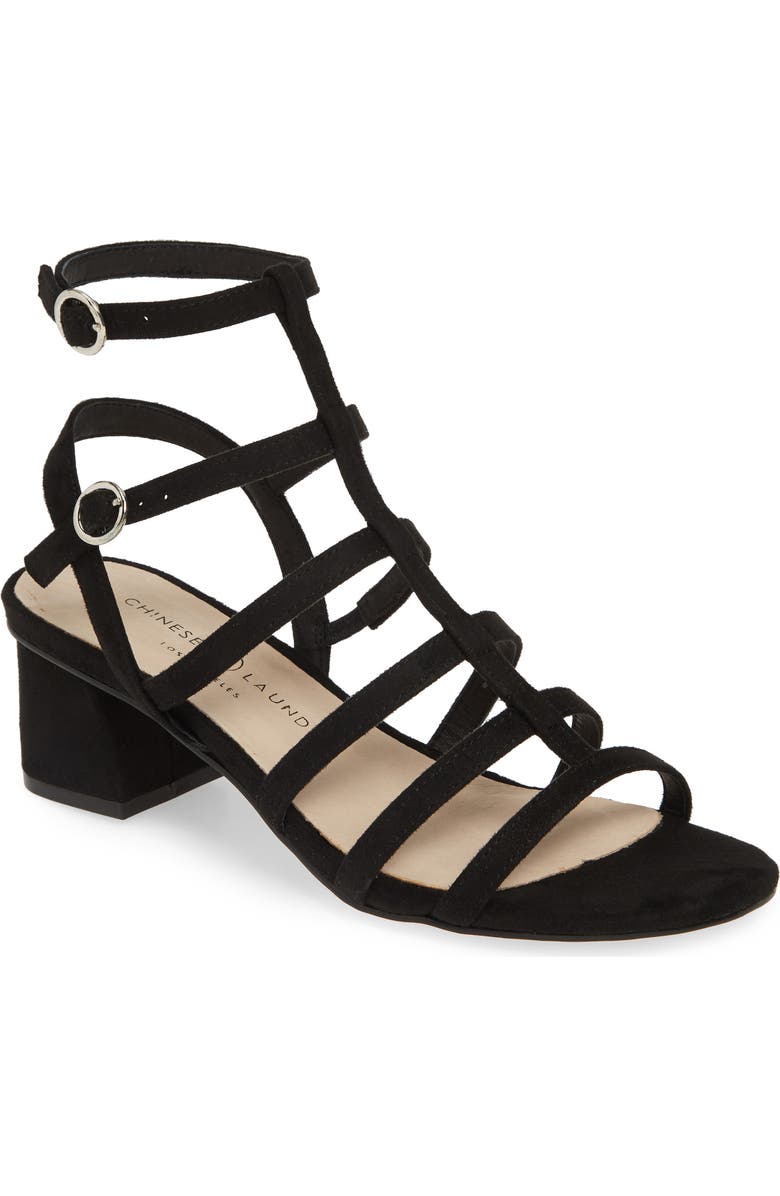 Chinese Laundry Monroe Strappy Cage Sandal, Main, color,