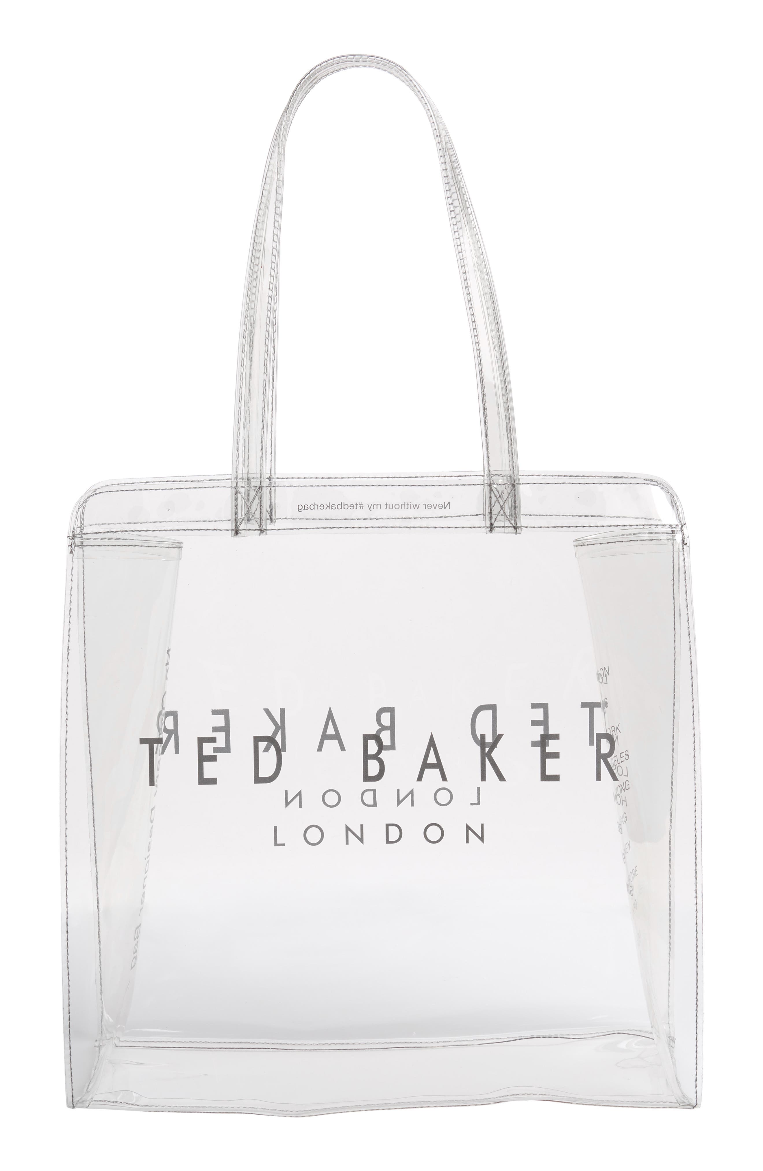 Ted Baker London Large Clear Icon Tote, Alternate, color, 