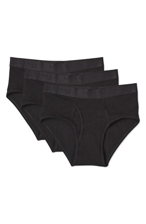 Assorted 3-Pack Cool Stretch Cotton Briefs