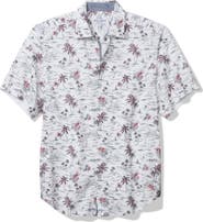 Tommy Bahama Nova Wave Sweetwater Scenic Short Sleeve Button Up Shirt