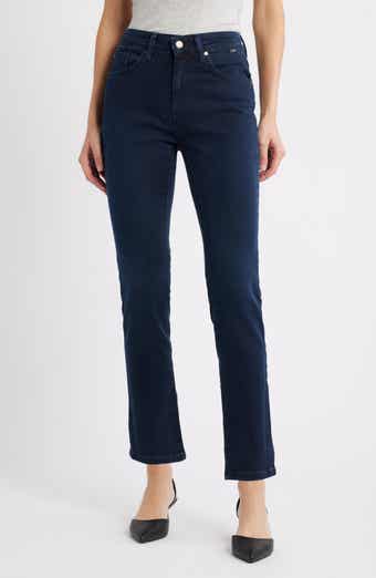 Kathleen Mid Waist Slim Boyfriend Jeans