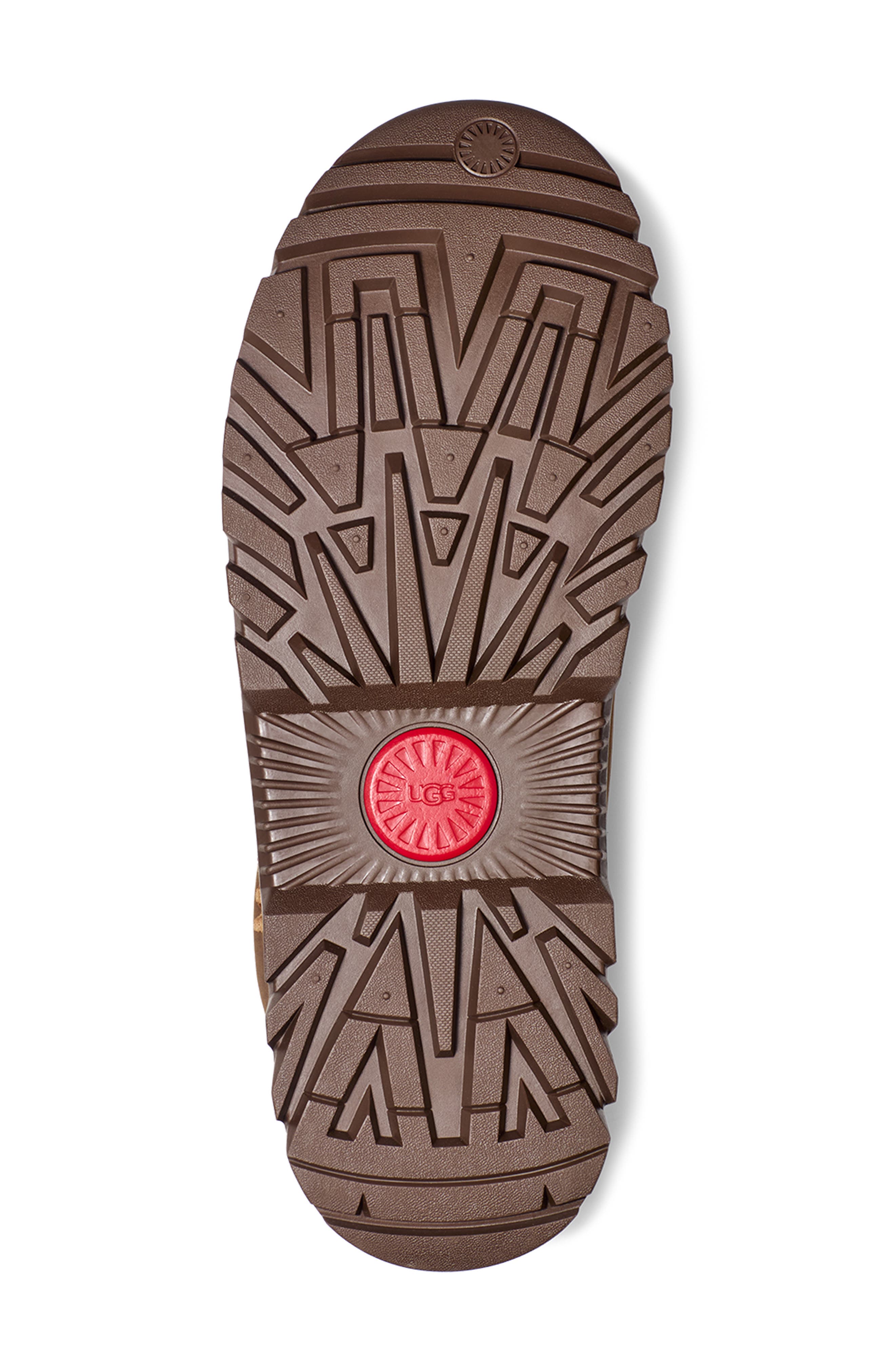 UGG<sup>®</sup> Heritage Trailgazer Waterproof Genuine Shearling & Wool Boot, Alternate, color, Chestnut