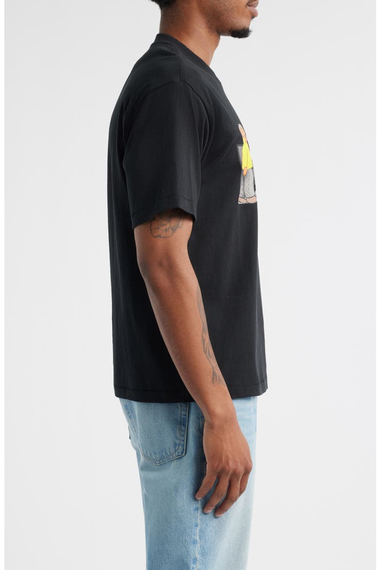 High Security Bear Cotton Graphic T-Shirt, Alternate, color, BLACK