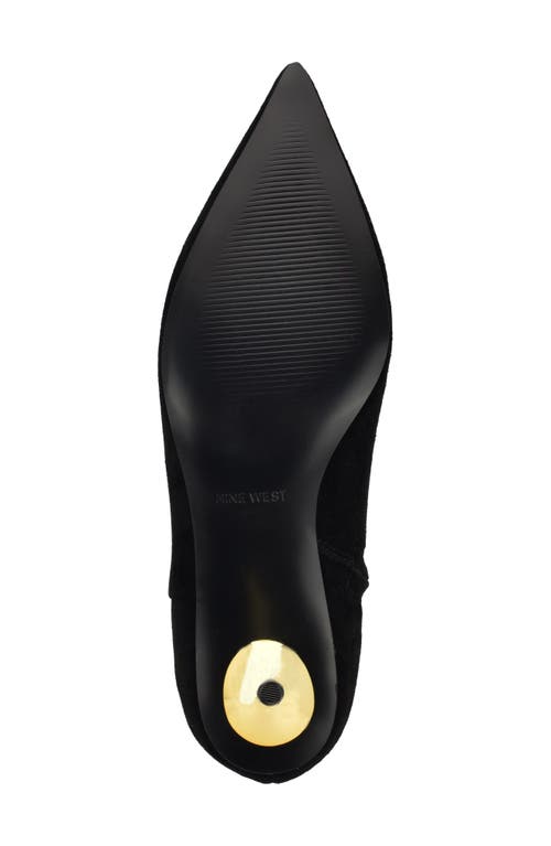 Nine West Hamesa Pointed Toe Bootie In Black