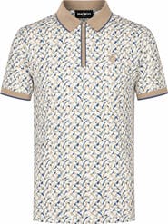 Maceoo Marthyr Performance Printed Polo