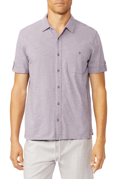 Brayden Classic Fit Roll Tab Short Sleeve Knit Shirt