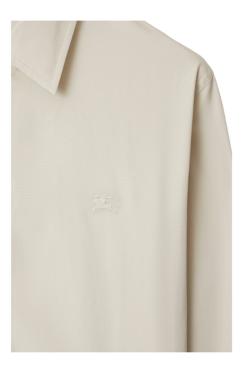Burberry Slim Fit Cotton Shirt, Alternate, color, Sail