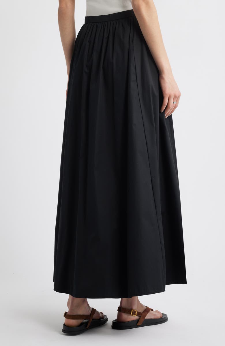 Cotton Poplin Maxi Skirt