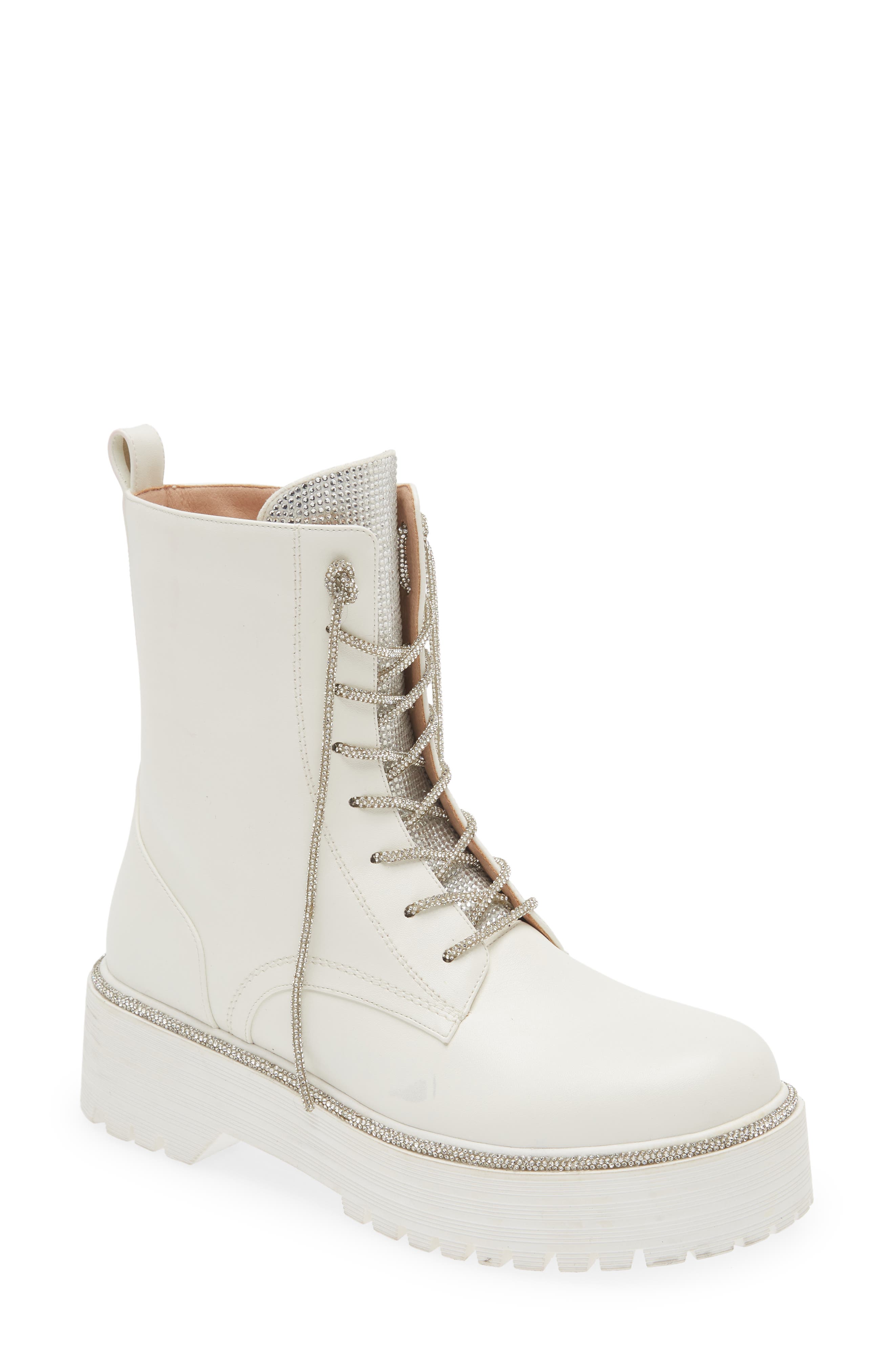 Attentive Bootie, Main, color, WHITE