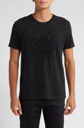 John Varvatos Beaded Skull Cotton T-Shirt