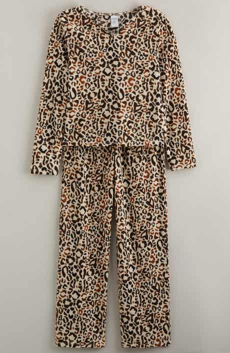 Nordstrom Kids' Print Rib Two-Piece Pajamas