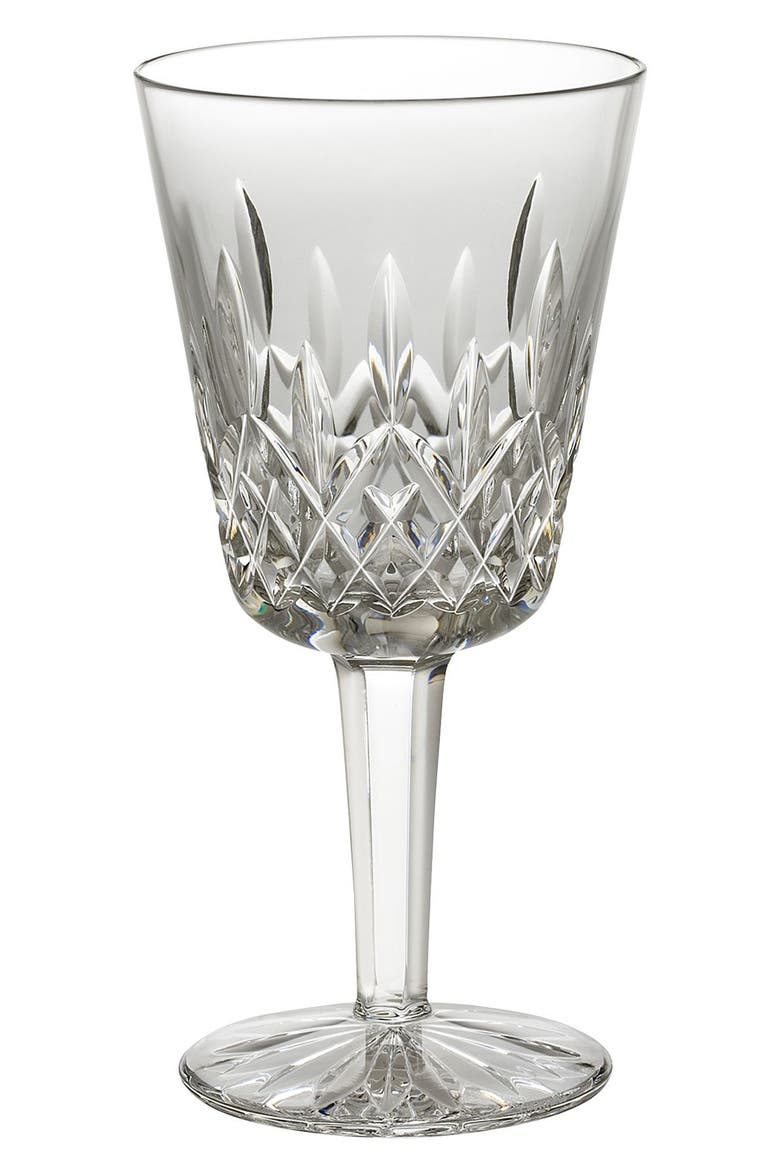 'Lismore' Lead Crystal Goblet, Alternate, color, CLEAR