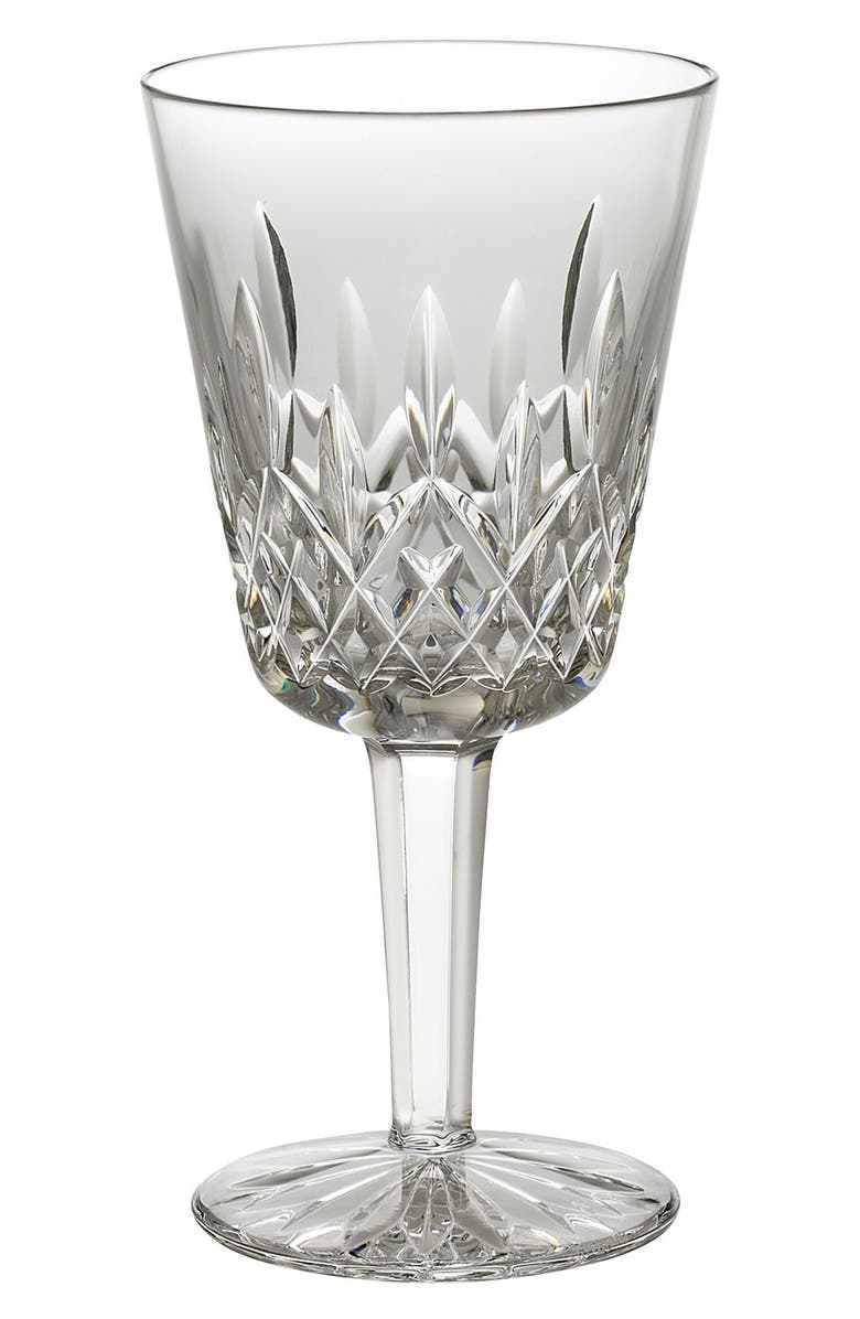 Waterford 'Lismore' Lead Crystal Goblet, Alternate, color, Clear