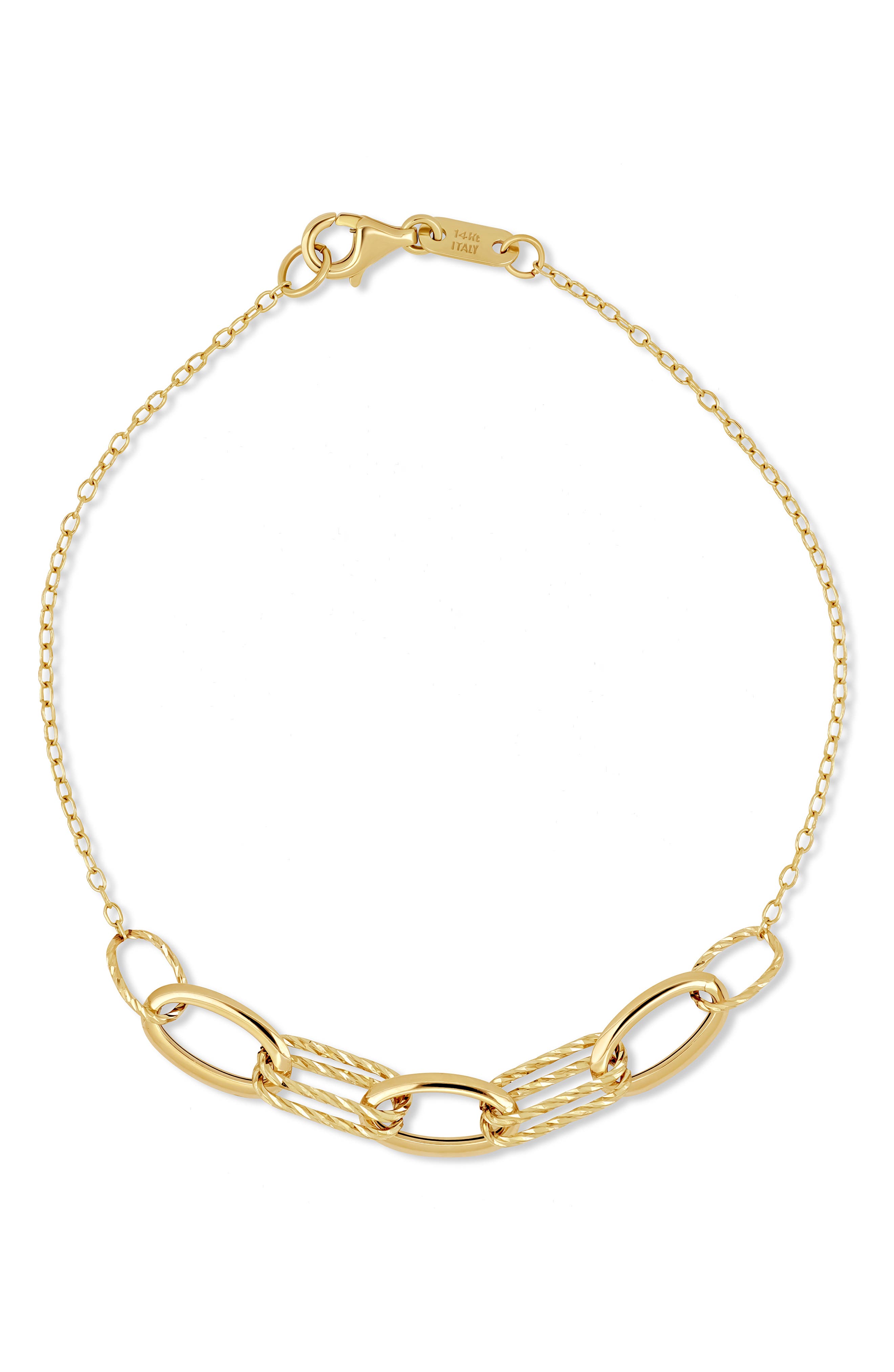 Bony Levy 14K Yellow Gold Oval Link Bracelet