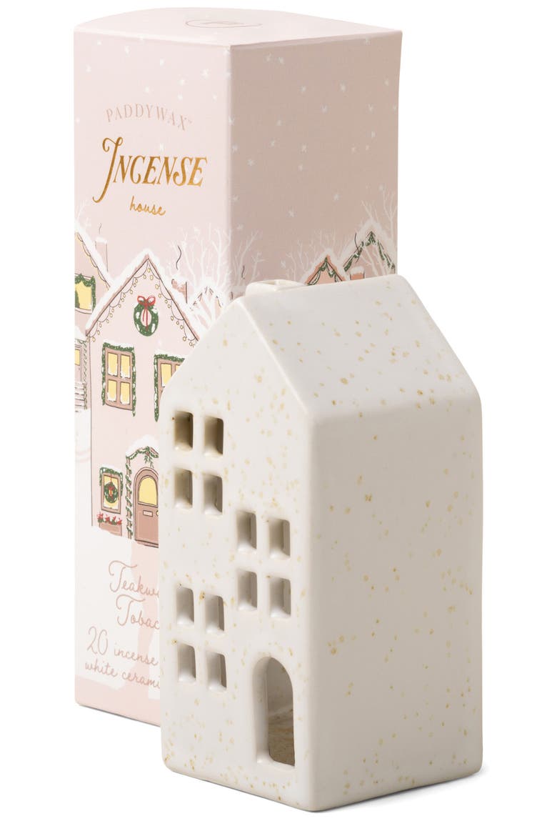 Teakwood & Tobacco Incense Ceramic House, Main, color, TEAKWOOD TOBACCO