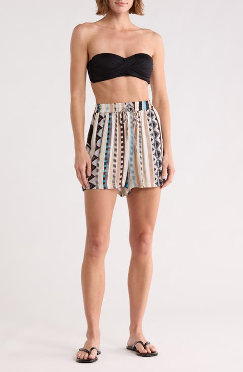 Drawstring Cover-Up Shorts