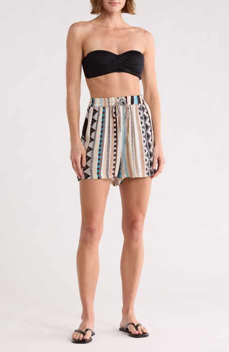 Elan Drawstring Cover-Up Shorts